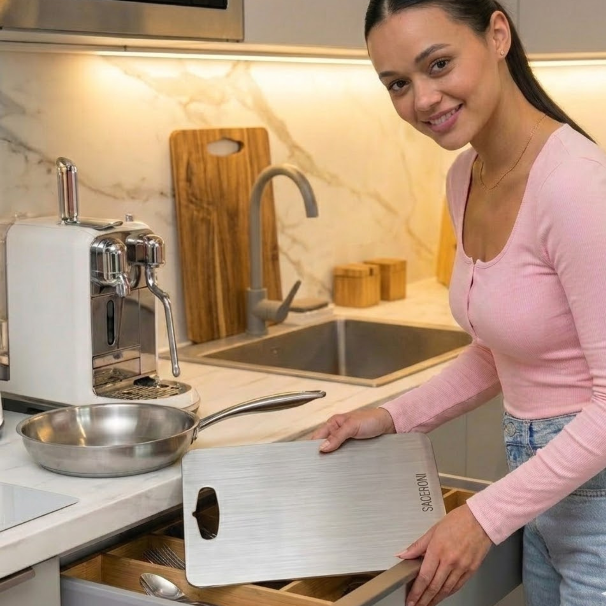 Tabla de Puro Titanio Saceroni