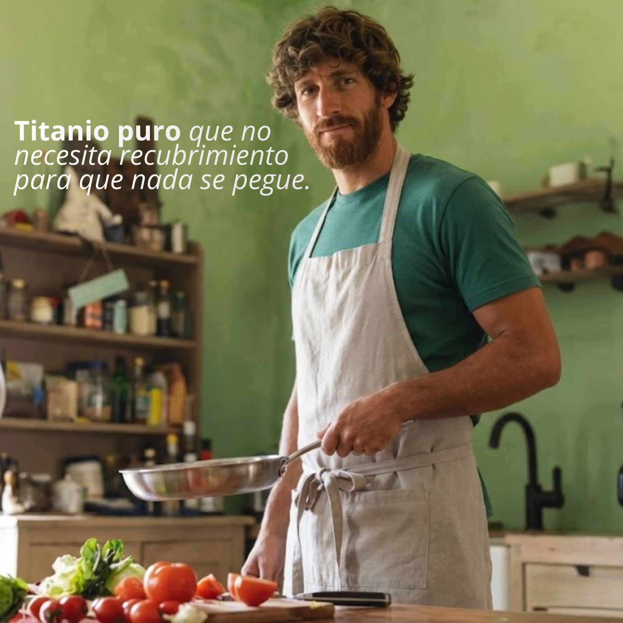 Sartén Puro Titanio Saceroni