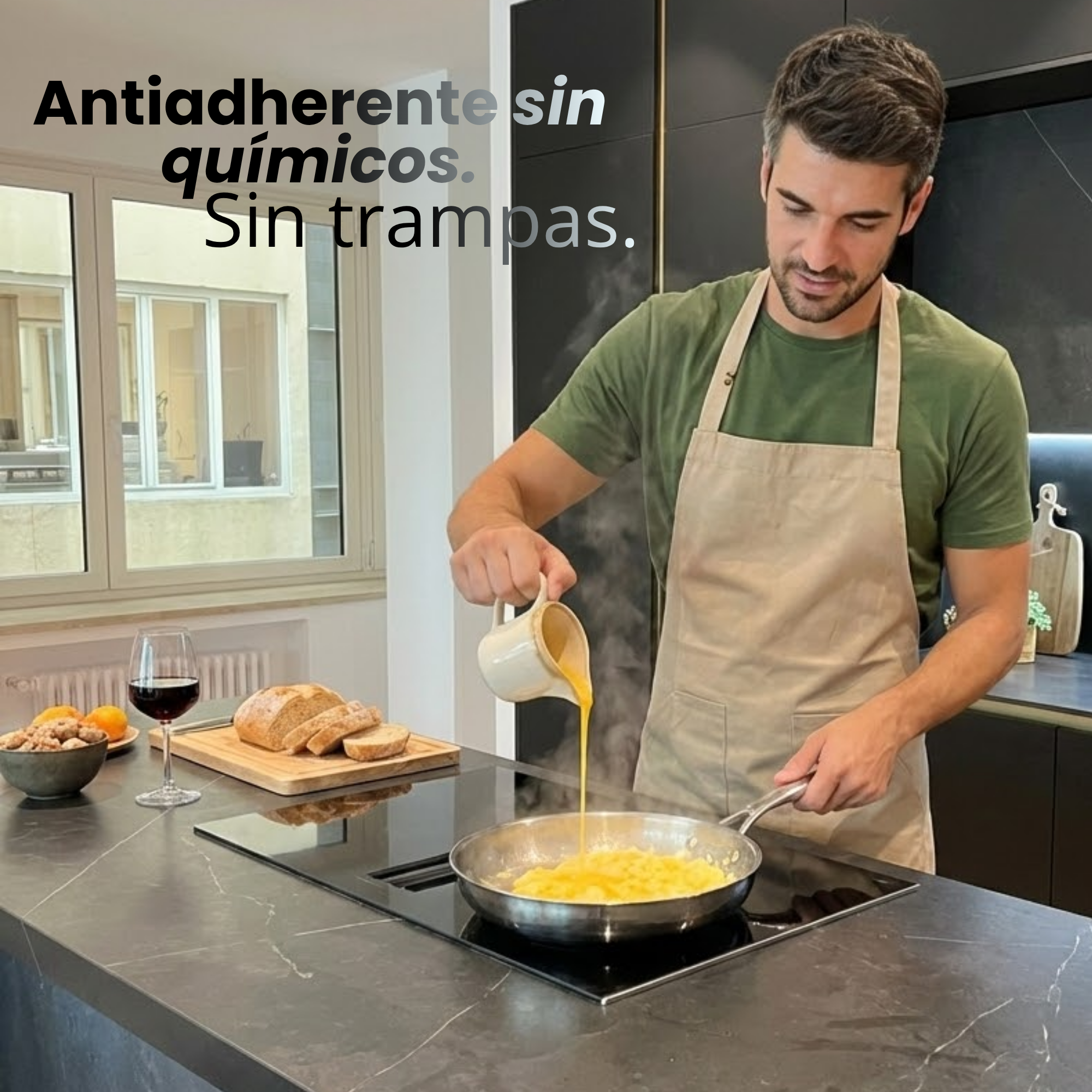 Sartén Puro Titanio Saceroni